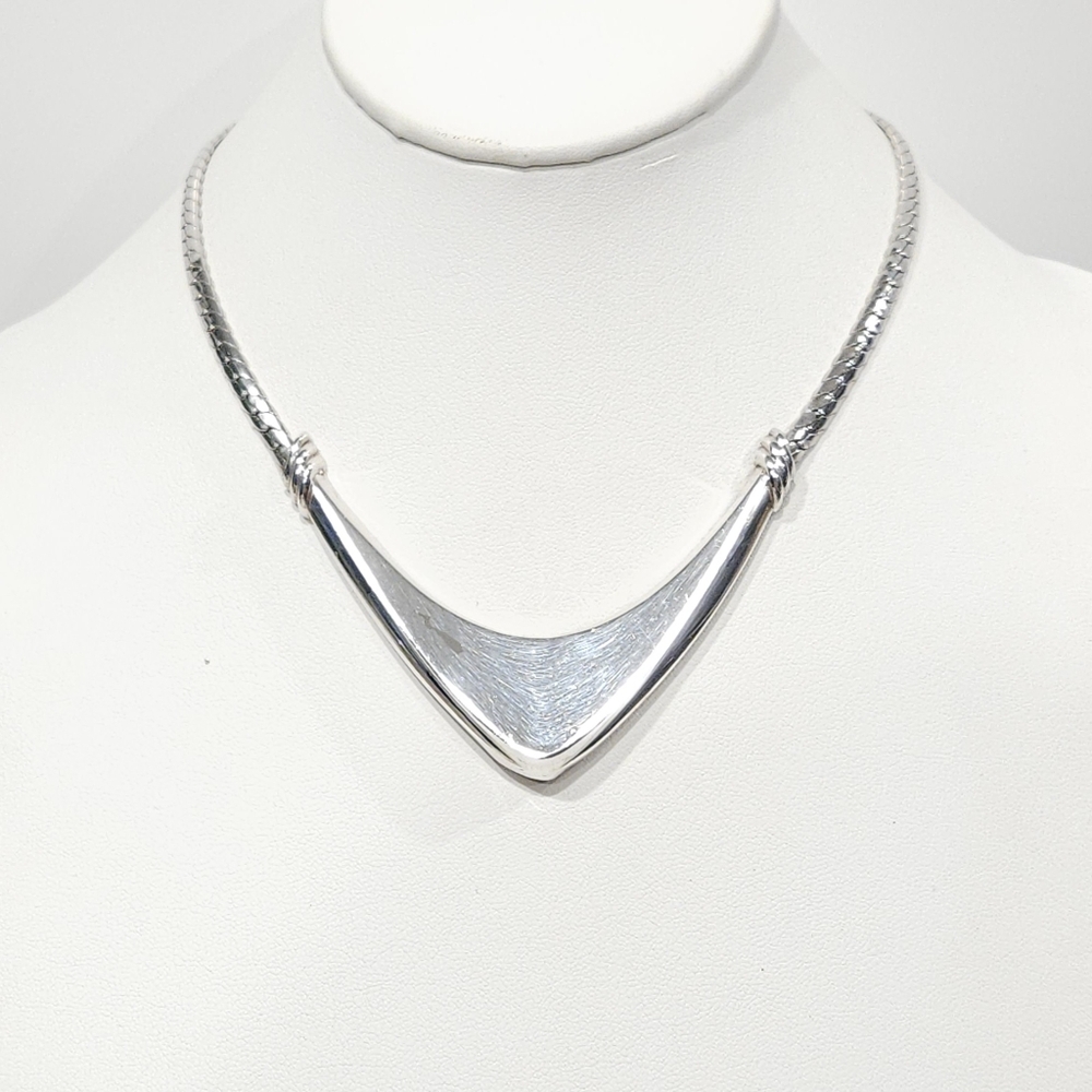 Christian Dior Necklace Sterling Silver Necklace Vintage Chr.Dior Germany 925